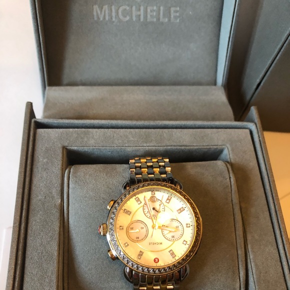 Michele Accessories - 🔴SOLD🔴 Michele Watch with Natural Diamonds